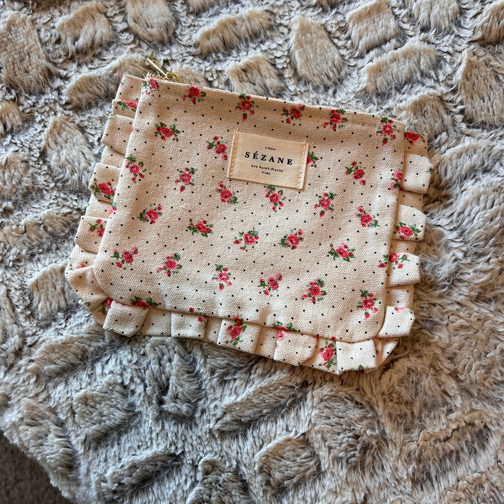 Sézane small zipper pouch
